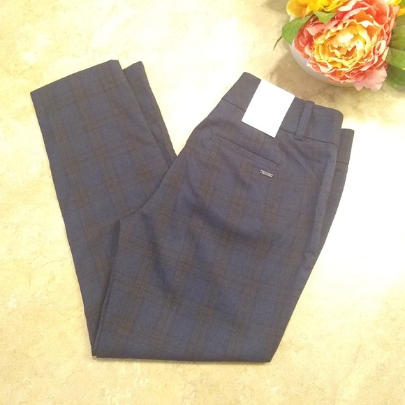 Calvin Klein dark plaid modern ankle pant - Picture 7 of 10